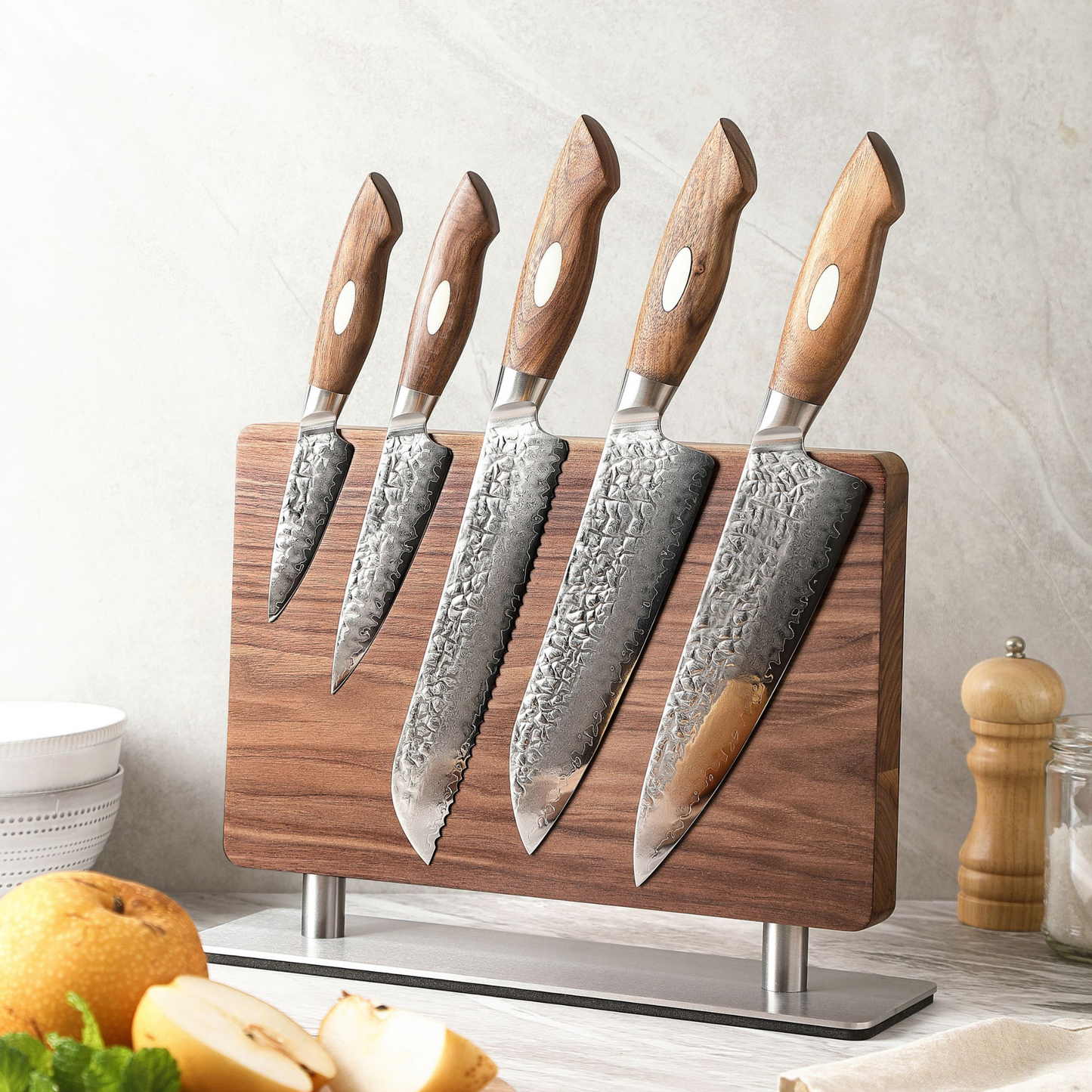 Maple Magnetic Wood Knife Holder