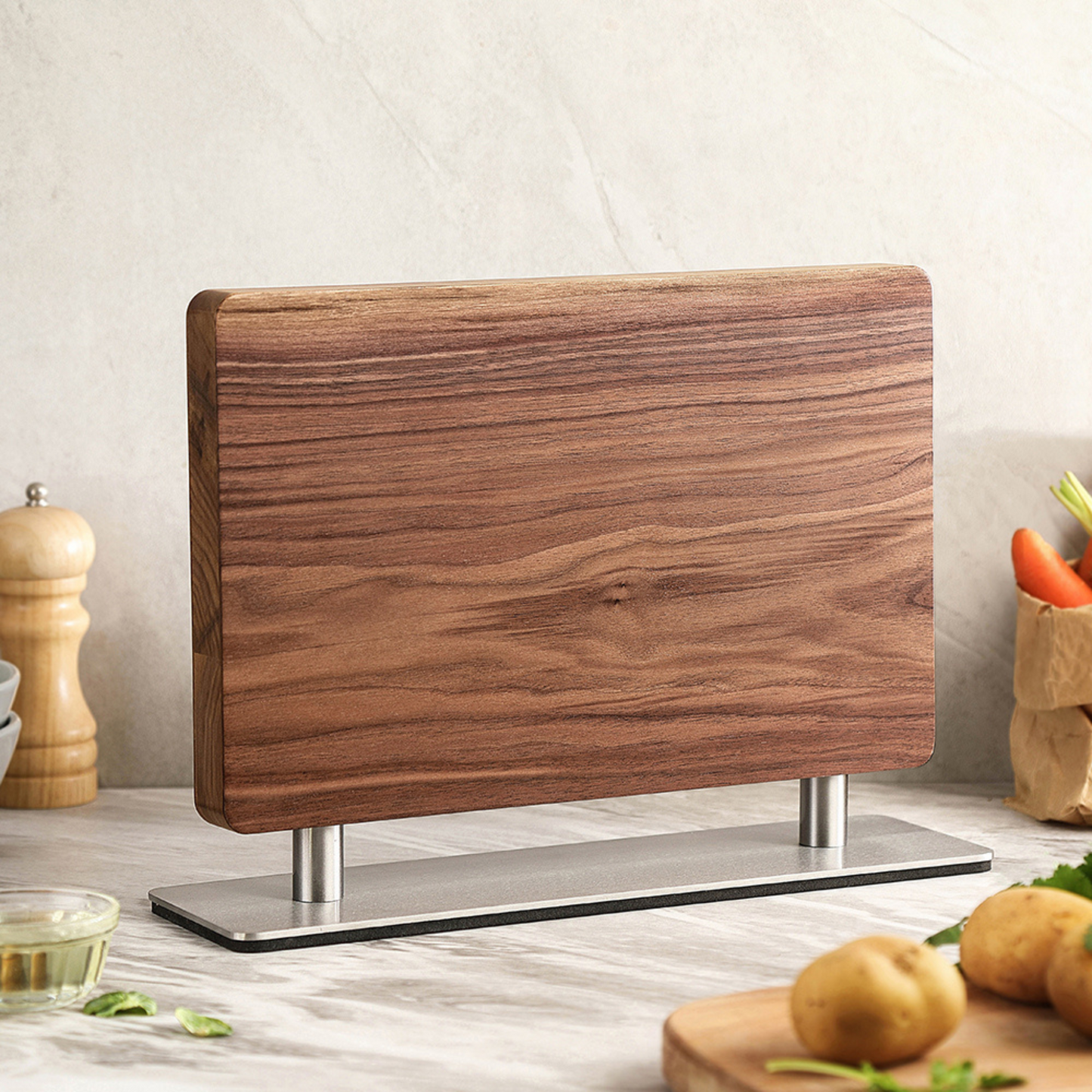 Maple Magnetic Wood Knife Holder