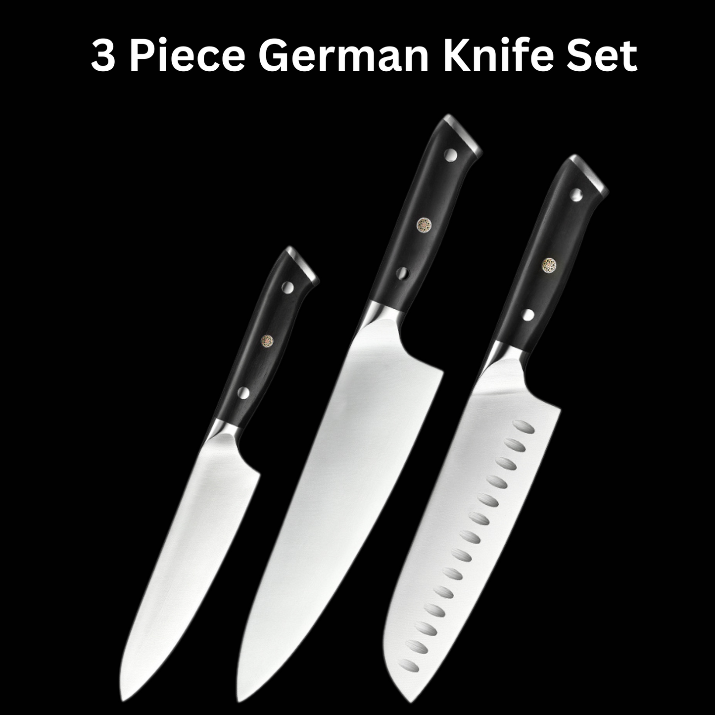 German 3 Piece Knife Set