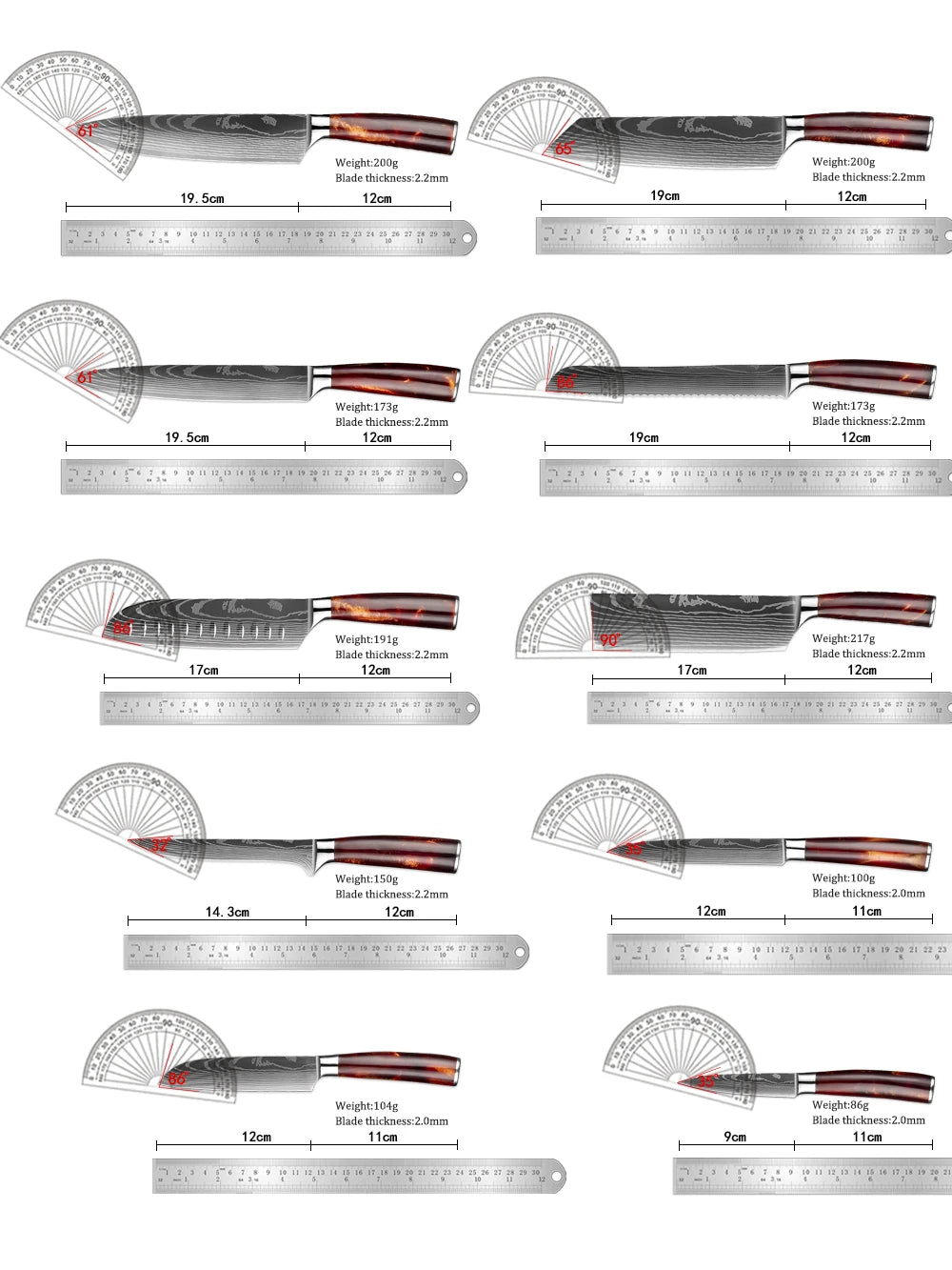 Takeshi™ Japanese Knife Set